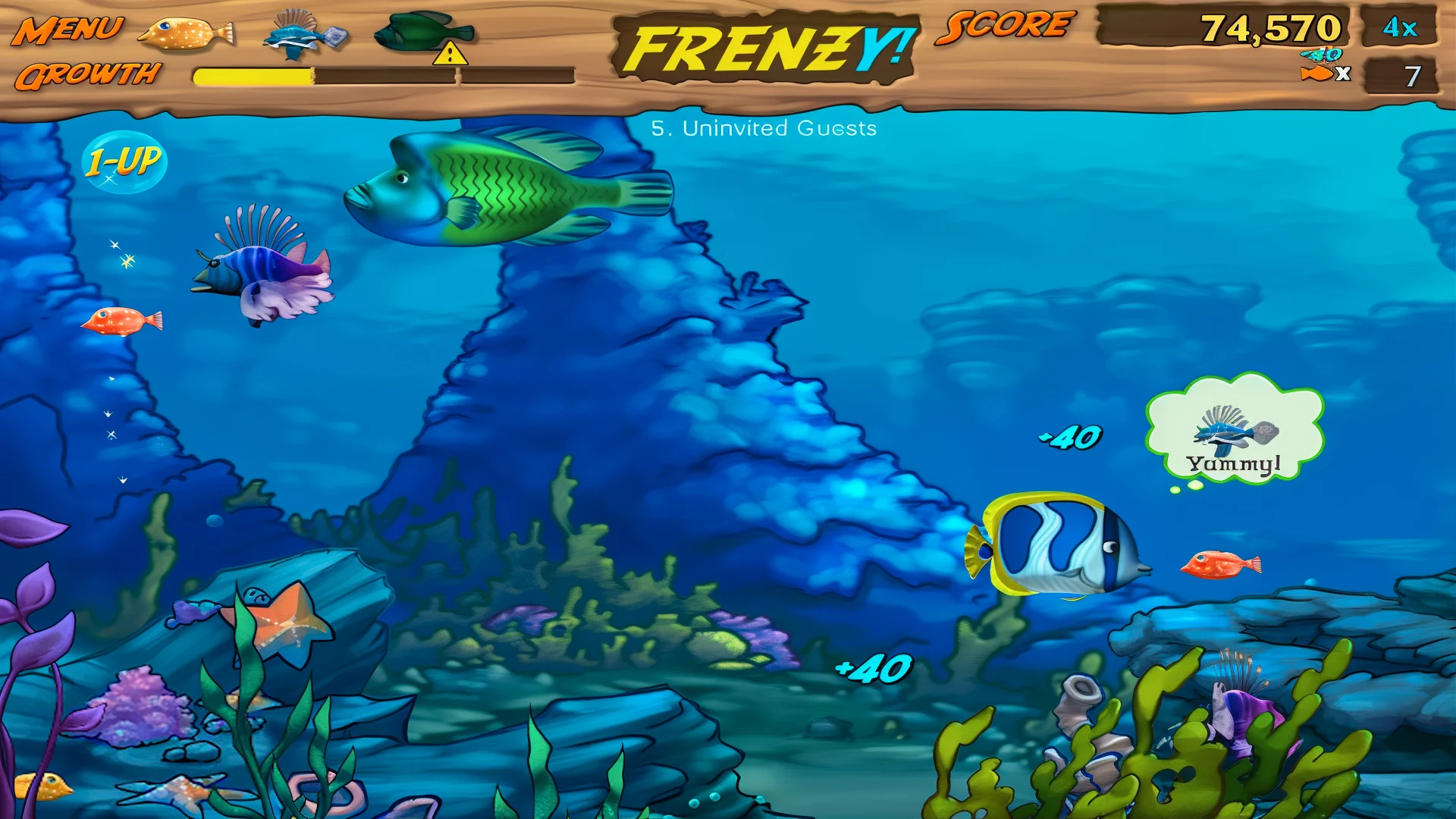 لعبة السمكة القديمة Feeding Frenzy